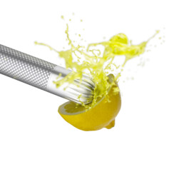 Matty Matheson's kitchen stick juicing a lemon. 